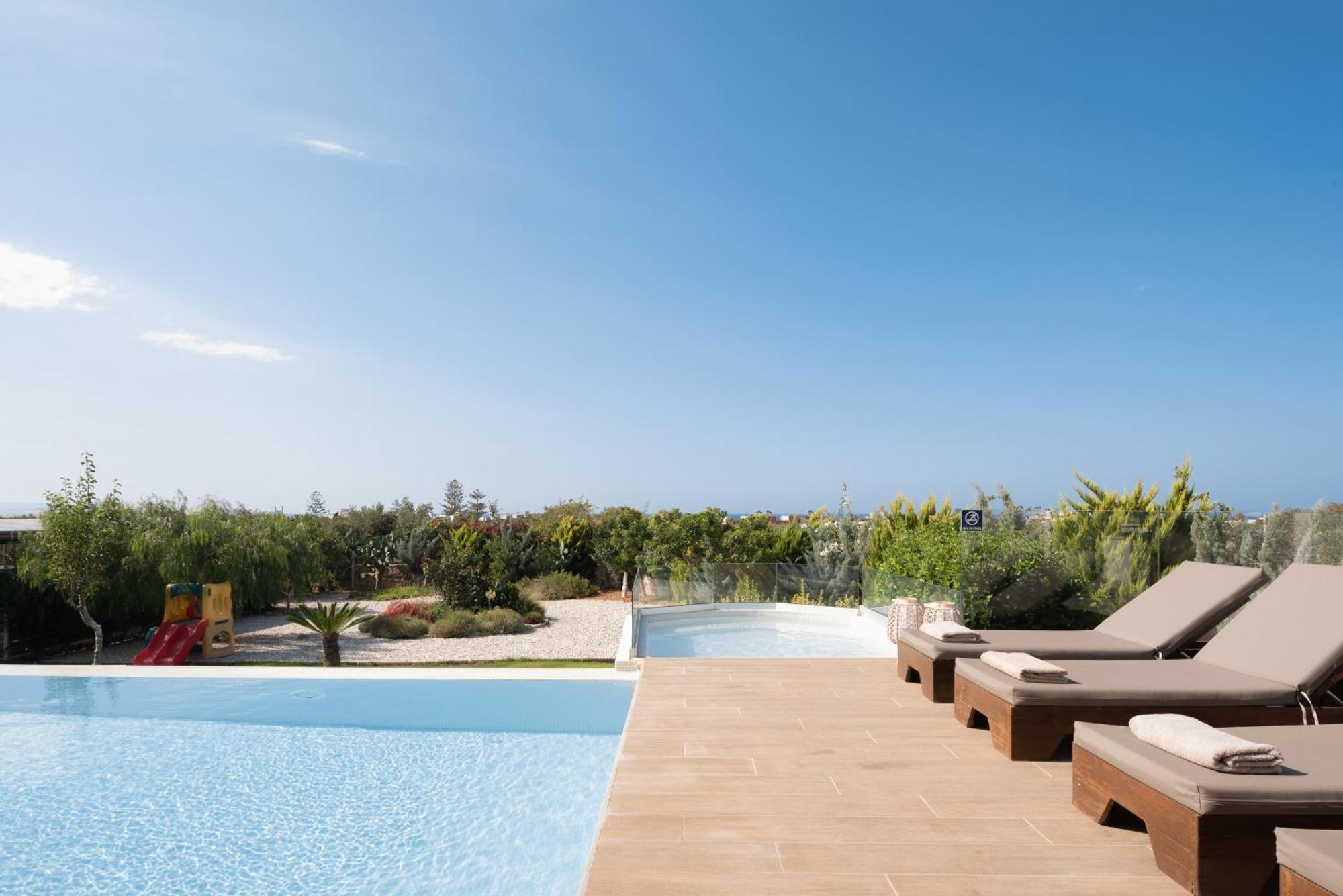 Alba Bianca Villa, Family Retreat With Heated Pool By Thinkvilla Limenas Chersonisou Exterior foto